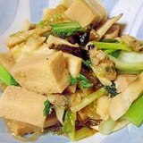 高野豆腐と青梗菜の中華風煮物